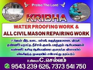 Kribha Water Proofing Work