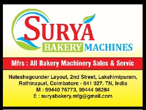 Surya Bakery Machines