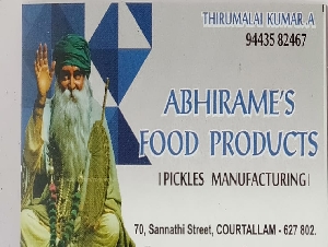 Abhirame's Food Products
