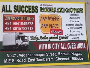 All Success Packers and Movers
