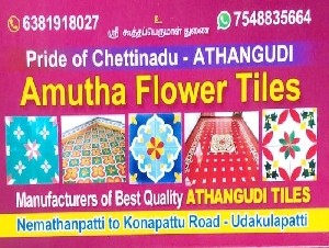 Amutha Athangudi Handmade Flower Tiles