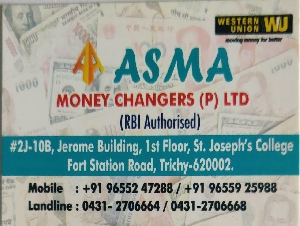 Asma Money Changers Pvt Ltd