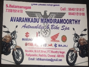 Avarankadu Mandiramoorthy Automobiles & Bike Spa