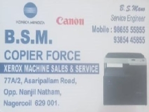 BSM copier force