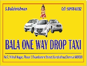 Bala One Way Drop Taxi