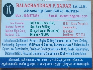 Balachandran P.Nadar Advocate