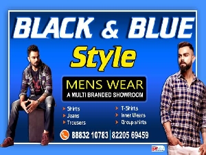 Black & Blue Style Menswear