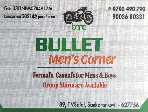 Bullet Men's Corner