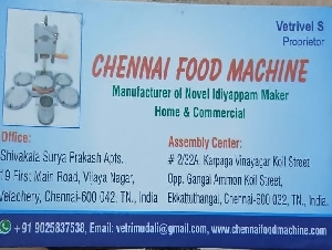 Chennai Food Machine