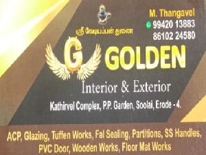 Golden Interior and Exterior