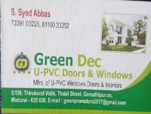 Green Dec U-PVC Door And Windows