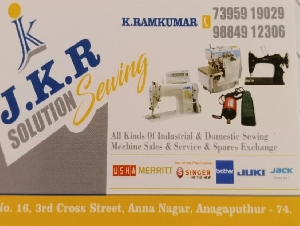 JKR Sewing Machine Solution