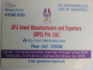 JPJ Jewel Manufacturers and Exporters (OPC) Pvt Ltd