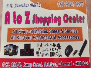Jawahar A to Z Shopping Center