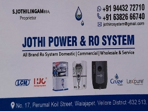 Jothi Power and RO System 