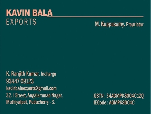 Kavin Bala Exports