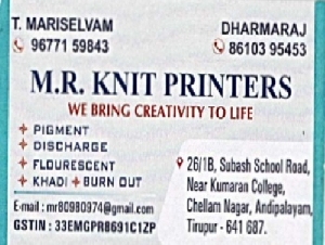 MR Knit Printers