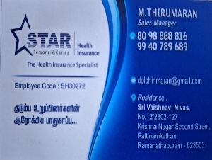 M.Thirumaran Sales Manager