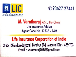 M.Varatharaj Life Insurance Advisor