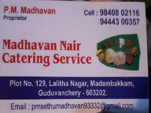 Madhavan Nair Catering Service