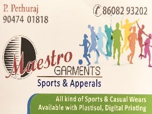 Maestro Garments Sports & Apperals