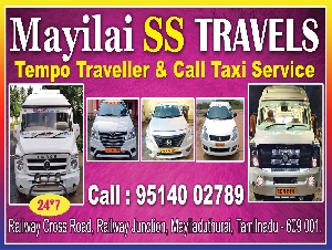 Mayilai SS Travels - Tempo Traveller Service in Mayiladuthurai