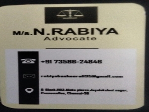 N.Rabiya Advocate