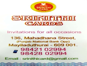 SRINITHI CARDS