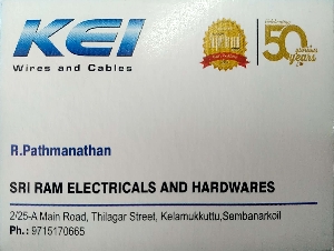 SRI RAM ELECTRICALS AND HARDWARE 