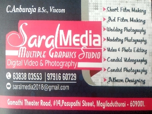 Saral Digital Media Video and Photography