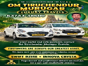 Om Tiruchendur Murugar Luxury Travels