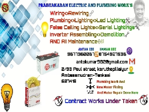 Prabhakaran Electric and Plumbing Work
