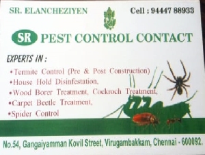 SR Pest Control Contact 