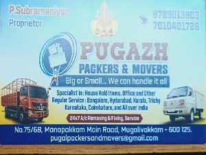 Pugazh Packers & Movers