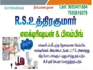 R.S.Uthrakumar Electrician & Plumbing