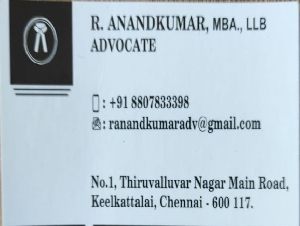 R Anandkumar Advocate