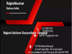 Rajesh Balloon Decorations Tiruppur