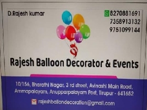 Rajesh Balloon Decorator & Events