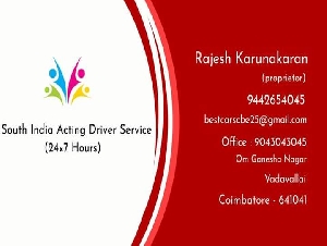 South India Acting Driver Service 