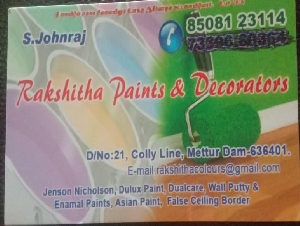 Rakshitha Paints And Decorators