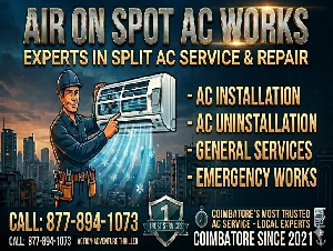 Rekshu Air On Spot AC Work