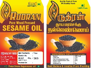 Rudran Pure Wood Pressed Sesame Oil