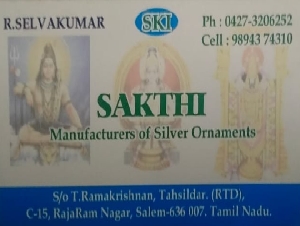 SAKTHI Silver Ornaments