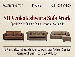 SIJ Venkateshwara Sofa Work