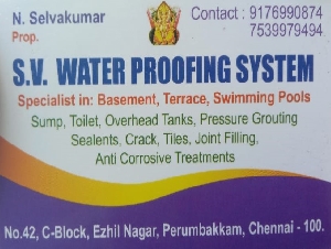 SV Water Proofing System