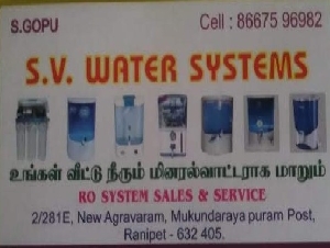 SV Water Systems
