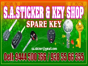 S A Sticker & Key Shop