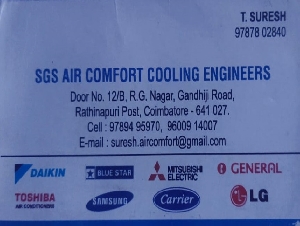 S G S Air Comfort Cooling Engineers