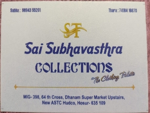 Sai Subhavasthra Collections