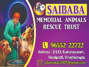 Saibaba Memorial Animal Resue Trust